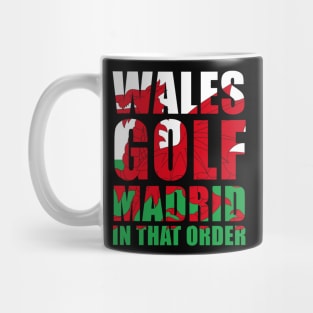 wales golf madrid Mug